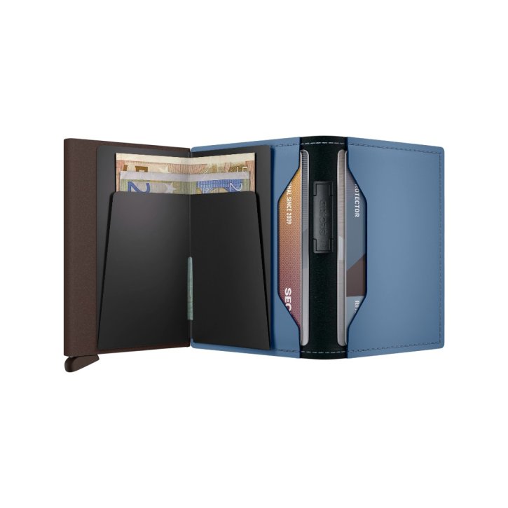 Secrid Bandwallet matte steel blue-brown